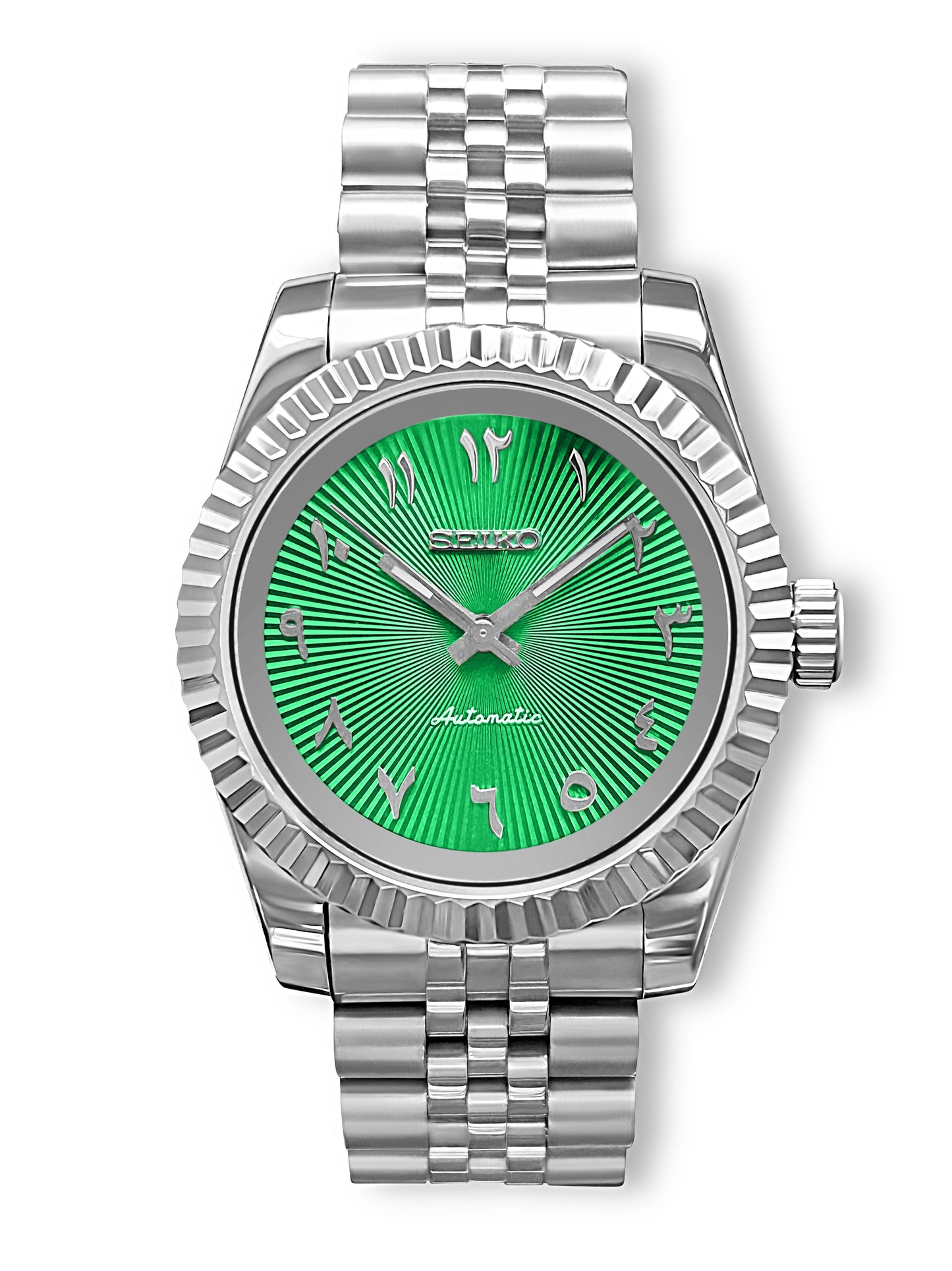 "Arabic Pure" Green Watch