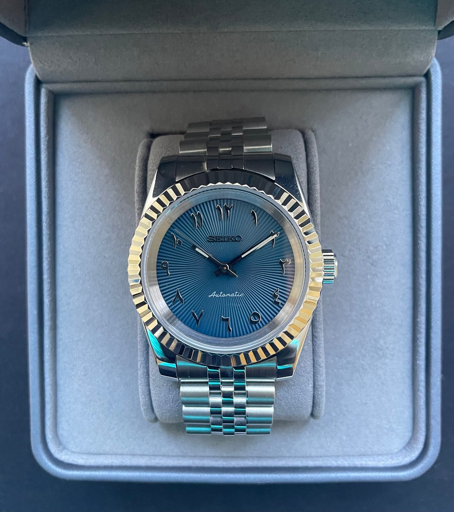 Montre "Arabic Pure" Bleu Marine