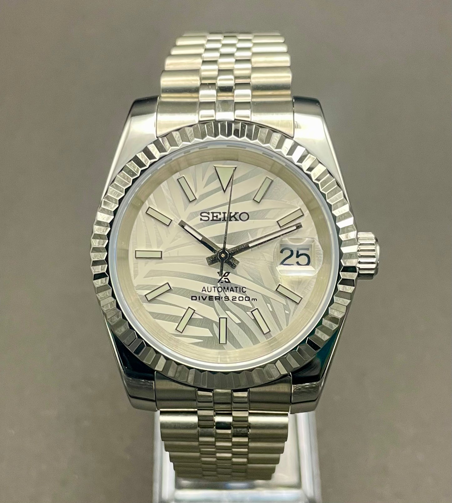 Montre "Palm Silver" Blanc