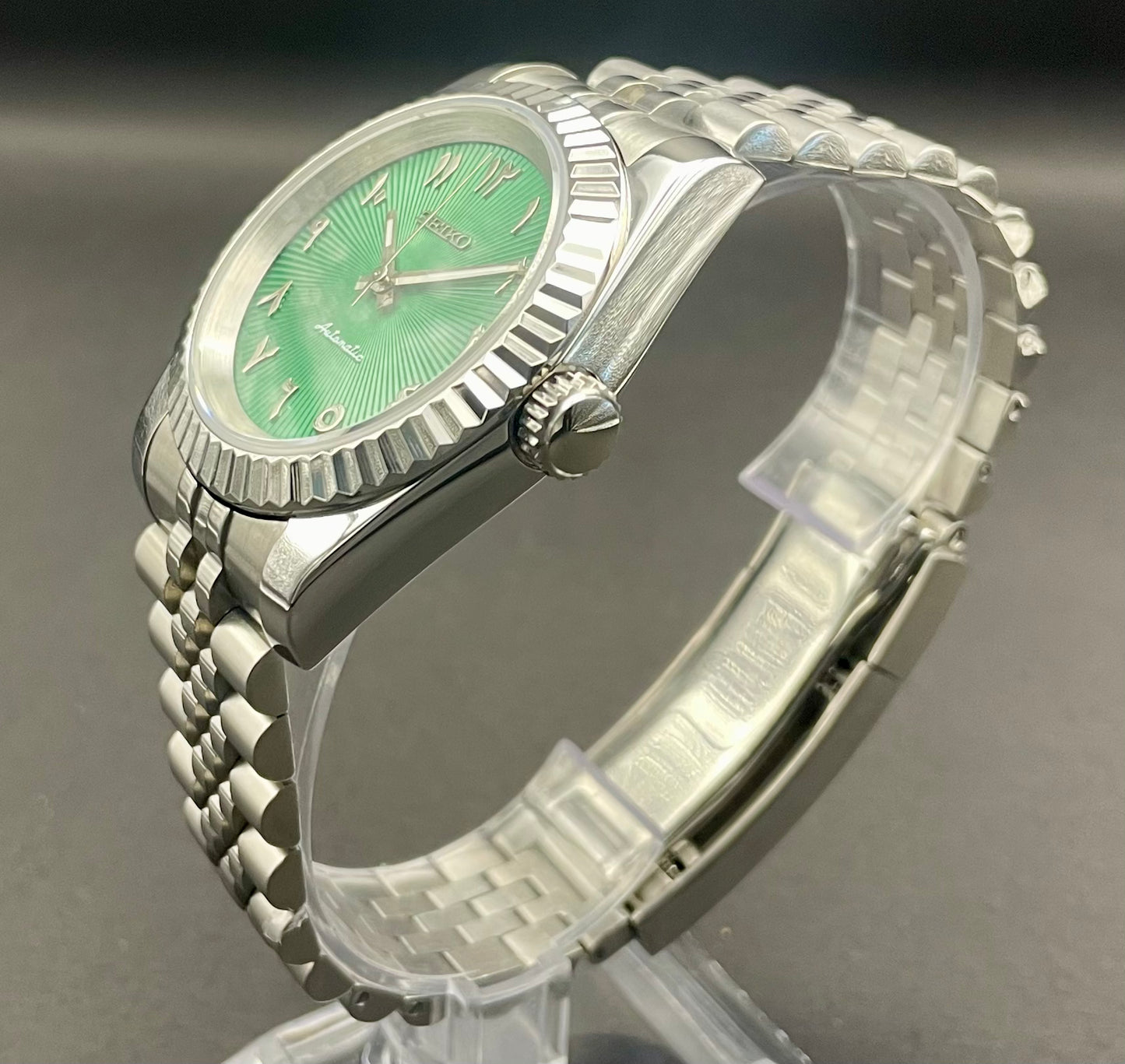 "Arabic Pure" Green Watch