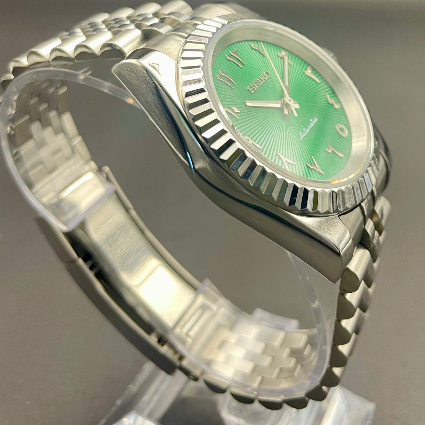 "Arabic Pure" Green Watch