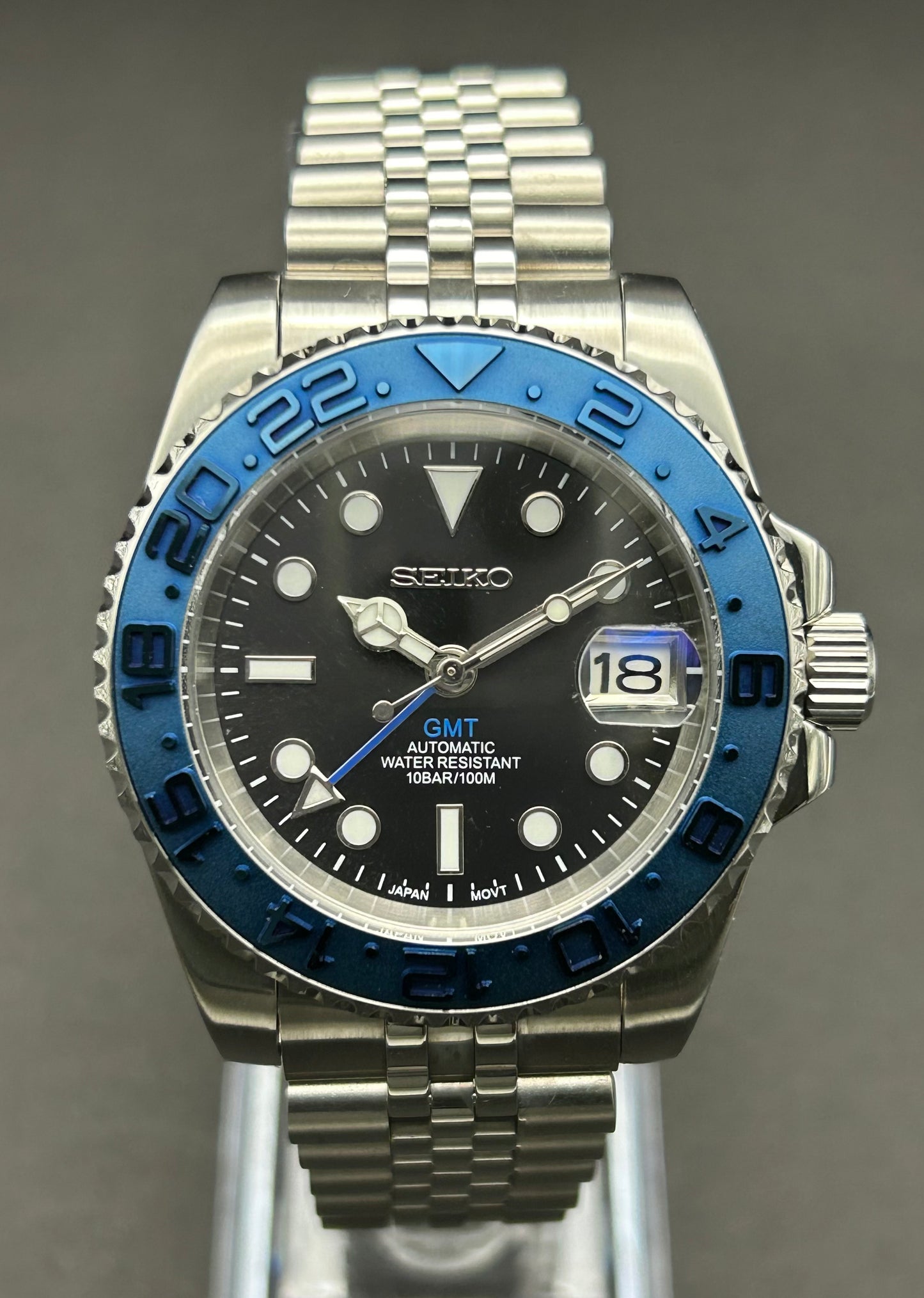 Uhr „GMT Blue Ring“