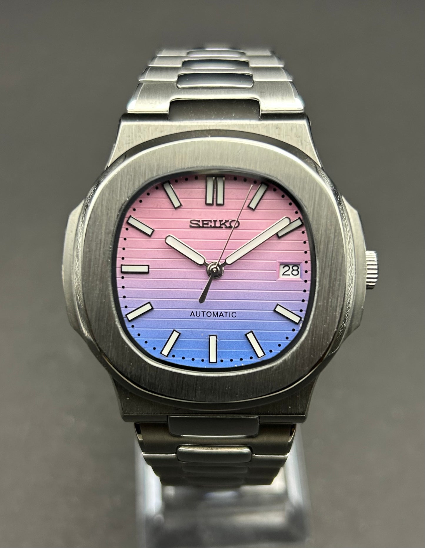 Montre "Aqua Date Gradient"