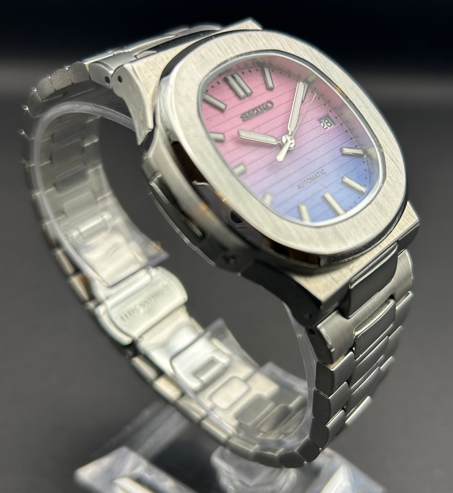 Montre "Aqua Date Gradient"