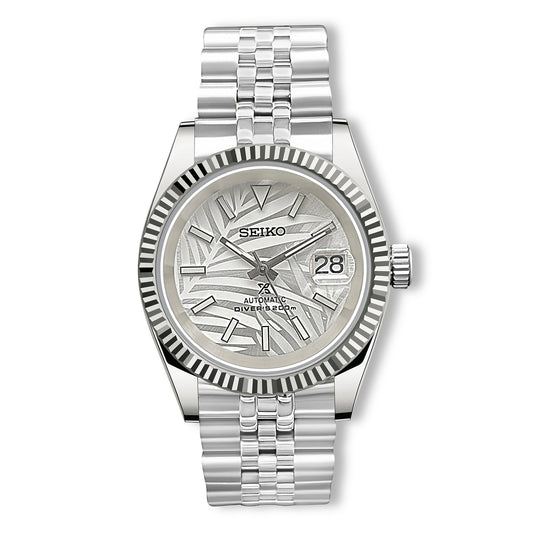 Montre "Palm Silver" Blanc